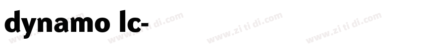 dynamo lc字体转换